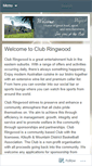 Mobile Screenshot of clubringwood.com.au